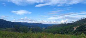 Vista do vale com clima europeu